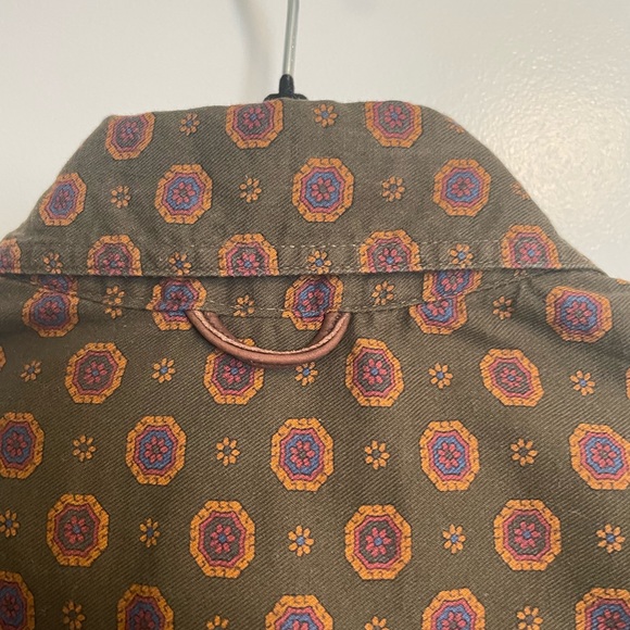 Vintage Timberland Medallion Print Button Up - Picture 7 of 9